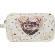 Косметичка "Love me. Котики приносят счастье"