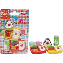 Набор ластиков "IWAKO Picnic", 6 шт, ассорти