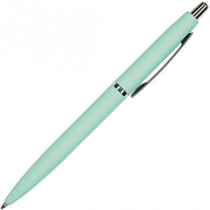 Ручка шариковая автоматическая "San Remo", 1.0 мм, мятный, серебристый, стерж. синий