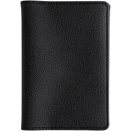 Обложка для паспорта "Черная", кожзам - 3