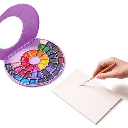 Краски акварельные "Himi", набор, 38 цветов, фиолетовый футляр - 6