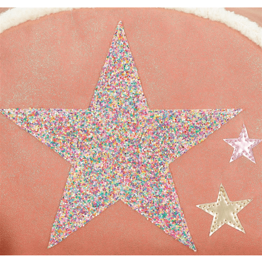 Рюкзак детский "Shine Stars", розовый, черный - 4