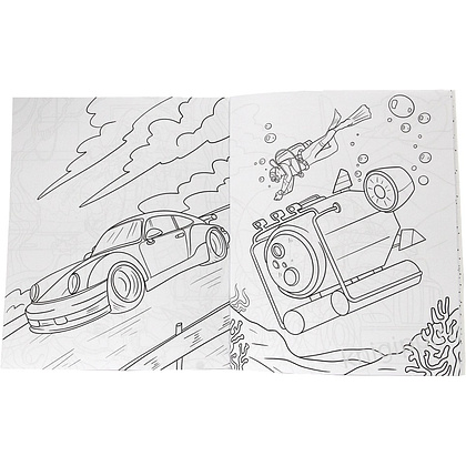 Раскраска "Моя большая раскраска. Для мальчиков" - 2