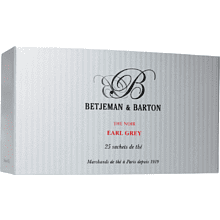 Чай "Betjeman Barton", 25 пакетиков х2 г, черный, Earl Grey