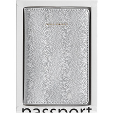 Обложка для паспорта "Серебро", кожзам
