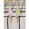 Прищепки декоративные "Cute flamingo",10 шт - 4