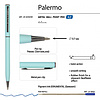 Ручка шариковая автоматическая "Palermo", 0.7 мм, нежно-голубой, серебристый, стерж. синий - 2