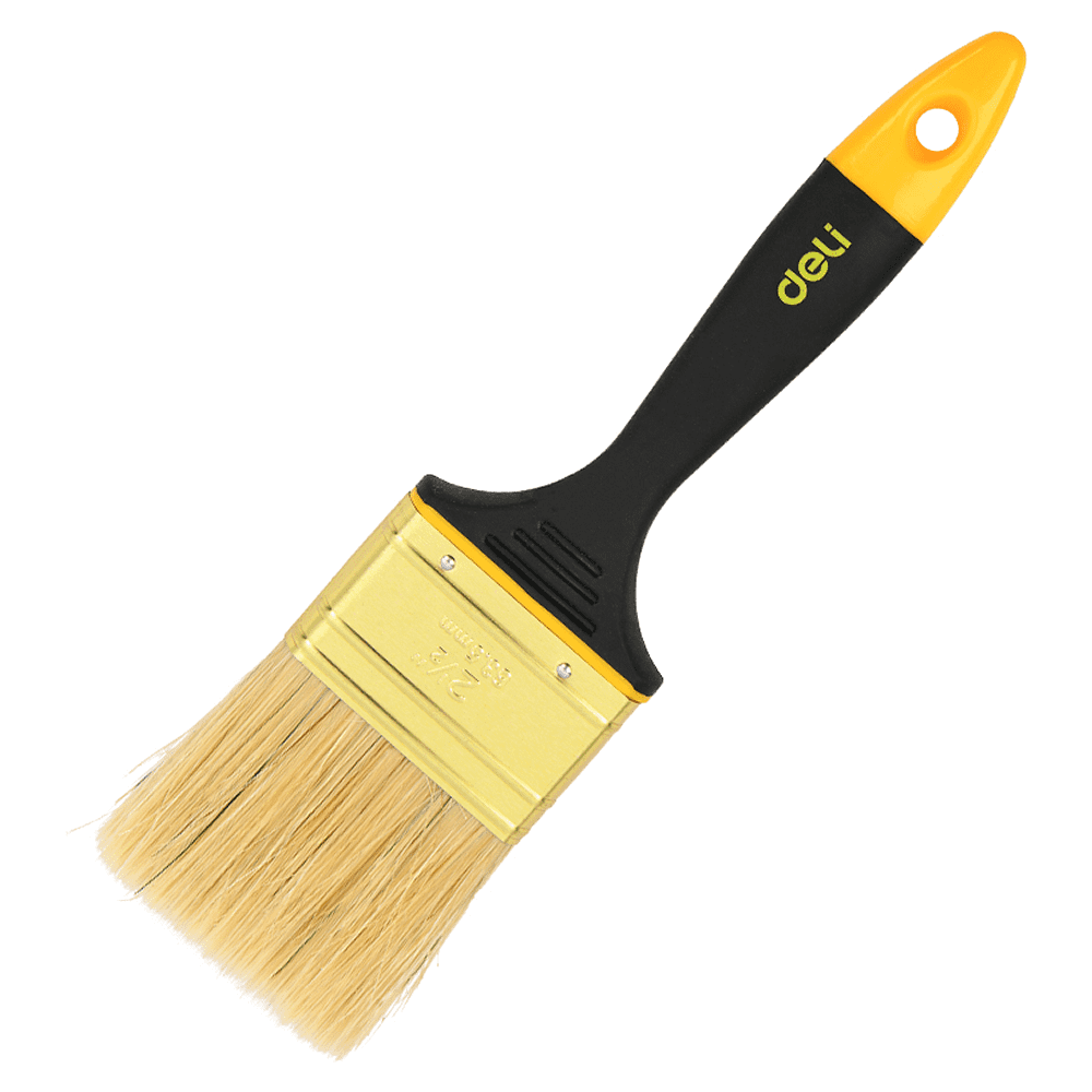 Кисть малярная Deli YS EDL509144, плоская, 2.5"- 63 мм, смешанная щетина