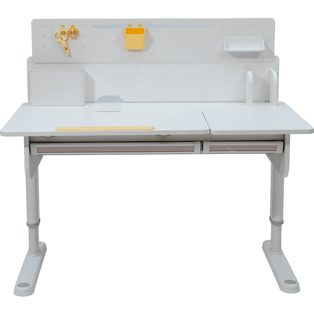 Комплект Ergosmart ученический Caravel: стол регулируемый Caravel, полка с подставкой для книг Wooden space - 13