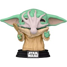 Фигурка Funko POP! Bobble Star Wars Mandalorian Grogu with Chowder Squid (Exc) 54528