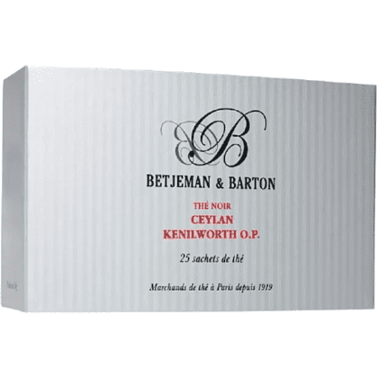 Чай "Betjeman Barton", 25 пакетиков, черный, Ceylon Kenilworth