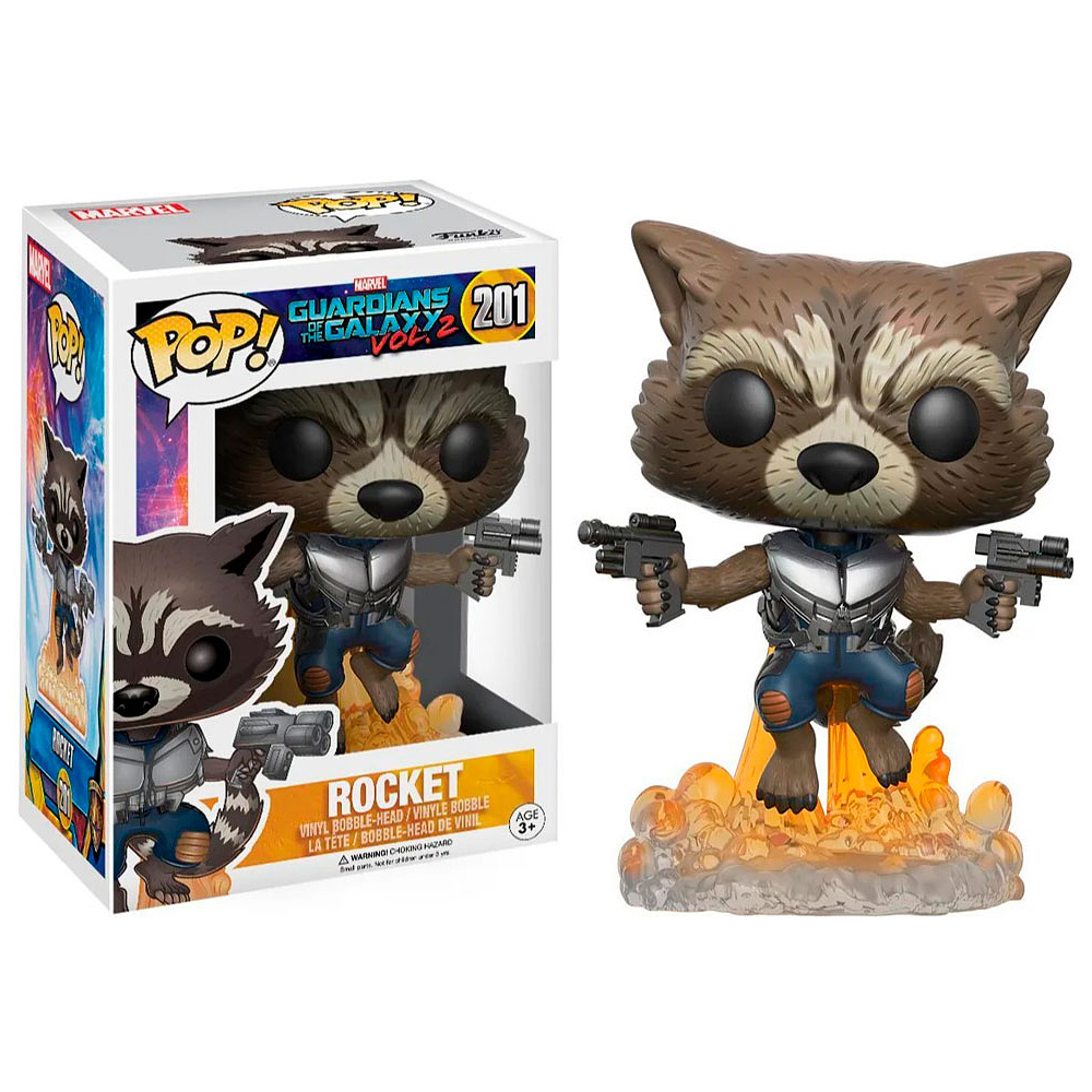 Фигурка Funko POP! Bobble Marvel Guardians Of The Galaxy 2 Rocket 13270 - 2