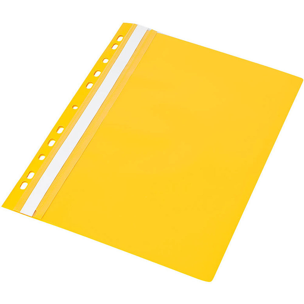 Папка-скоросшиватель с перфорацией "Panta Plast ECO", А4, желтый