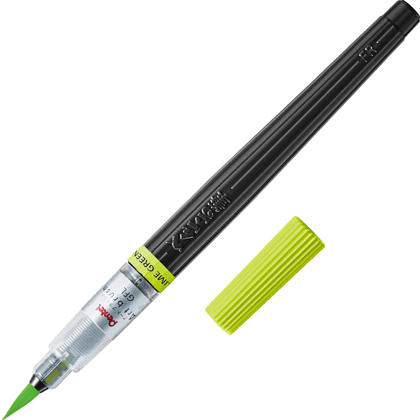 Кисть "Color Brush", лаймовый зеленый, блистер