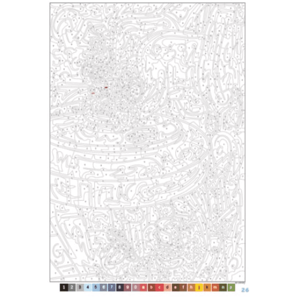 Раскраска по номерам на французском языке "Coloriages mystères Disney - Mickey and friends" - 3