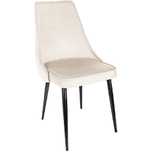 Стул Бюрократ "CH-K4_2", ткань, бежевый, металл, комплект 2 штуки