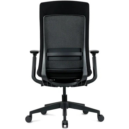 Кресло компьютерное SitZone E-VL002B, сетка, ткань, пластик, черный - 5