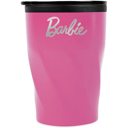 Кружка термическая "Barbie", пластик, 350 мл, розовый