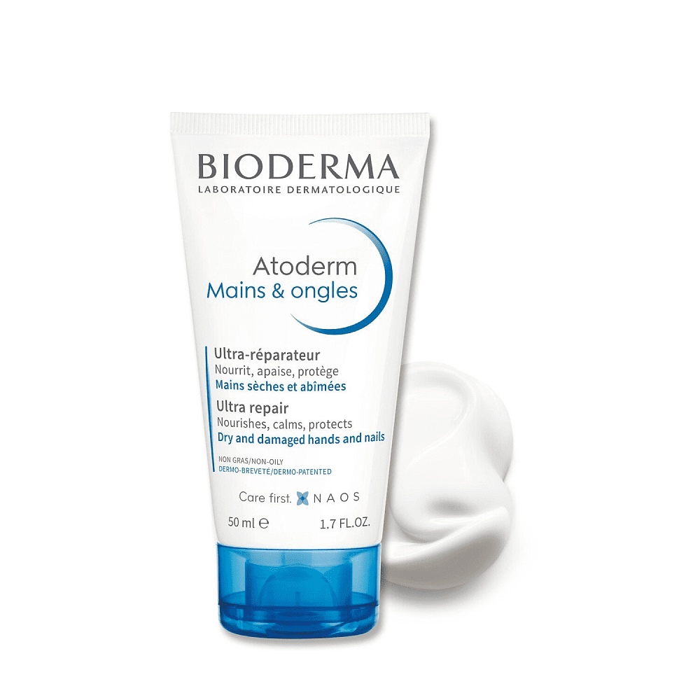 Крем для рук и ногтей "Bioderma Atoderm", 50 мл - 2