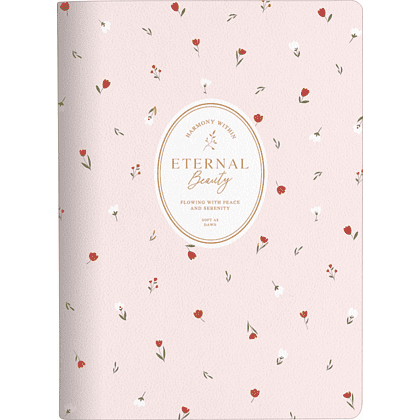 Тетрадь "Posy", В5, 40 листов, клетка, розовый