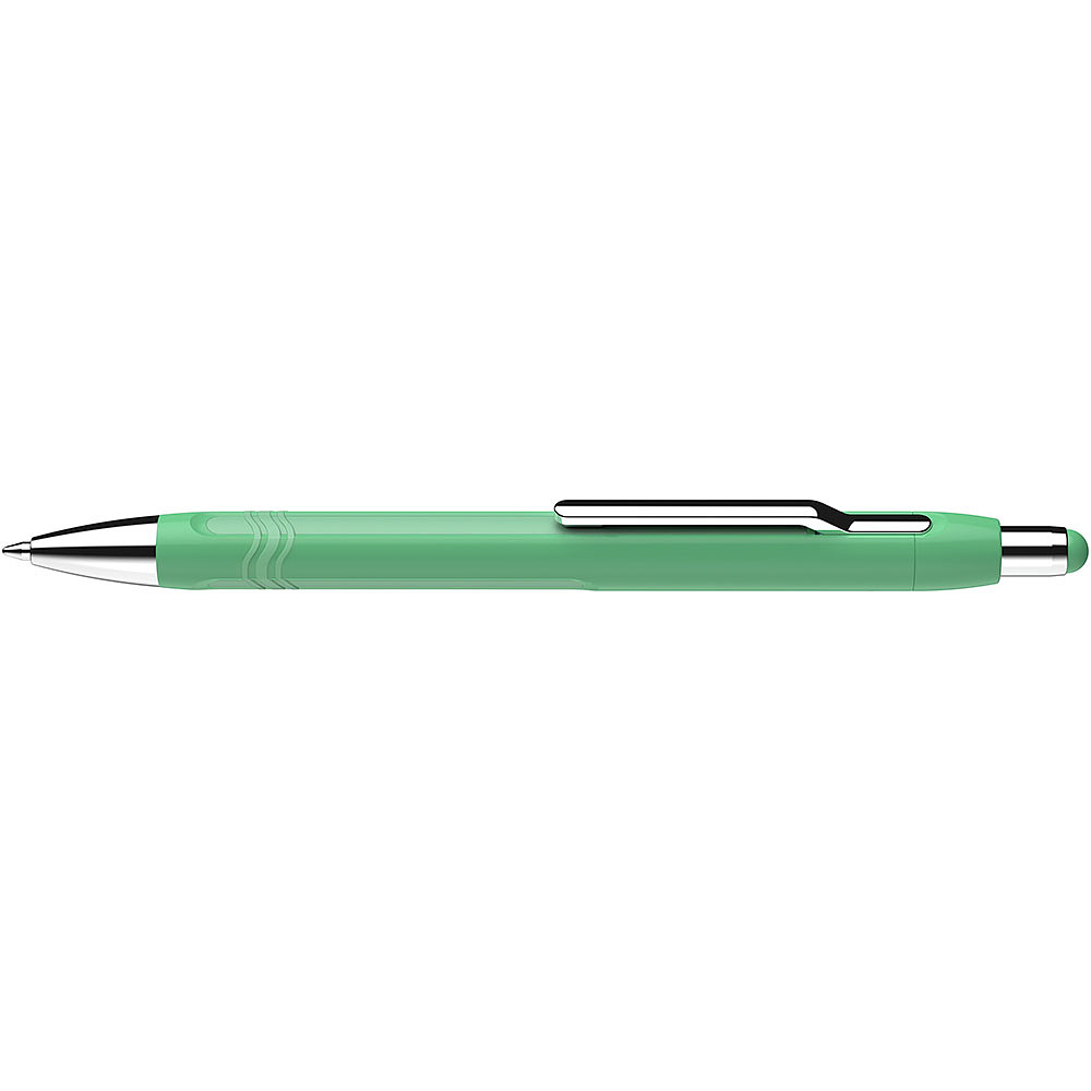 Ручка шариковая автоматическая "Schneider Epsilon", мятный, зеленый, стерж. синий - 3