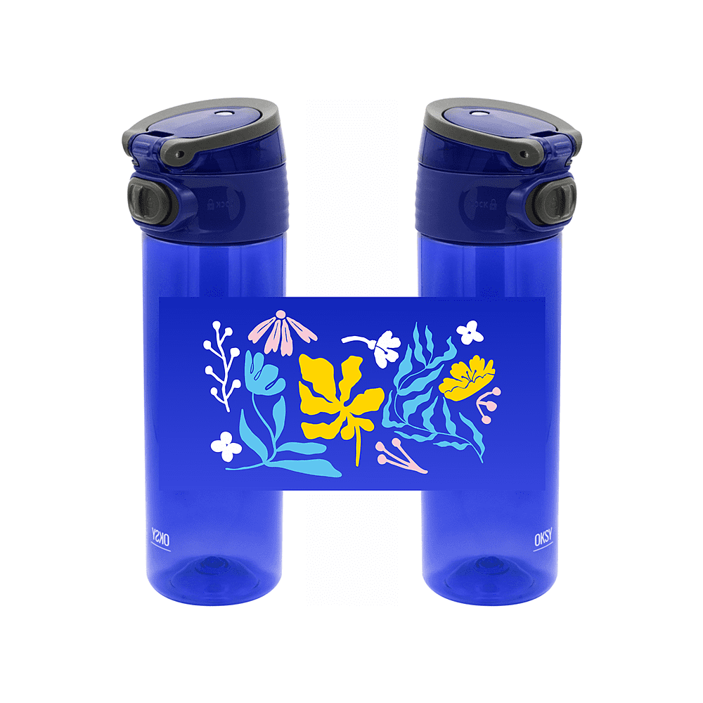 Бутылка для воды "Barro. Весноватая я", 500 мл., пластик, синий