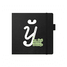 Скетчбук «На ўсё трэба шчасце. Элiза Ажэшка», 12х12 см, 140 г/м2, 80 листов, черный