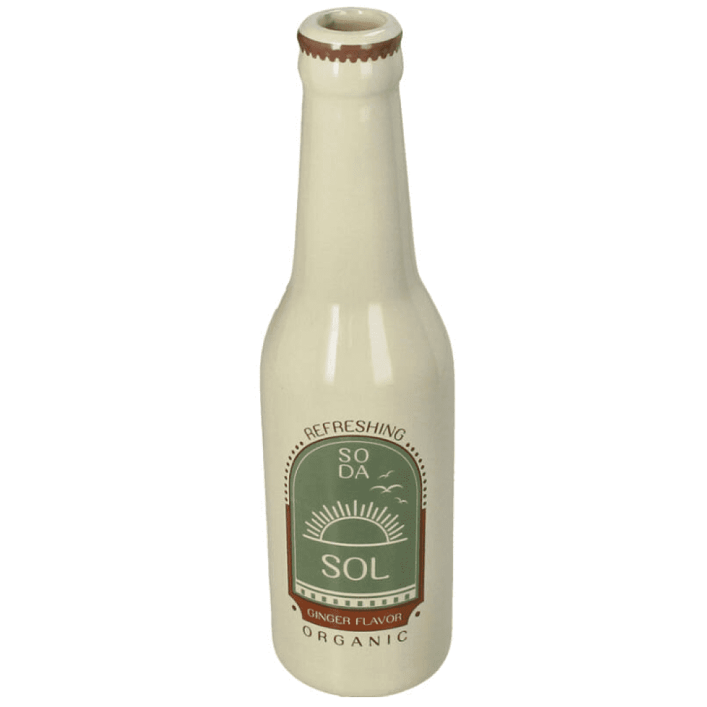 Ваза "Soda Bottle Palma Fine", фаянс, слоновая кость