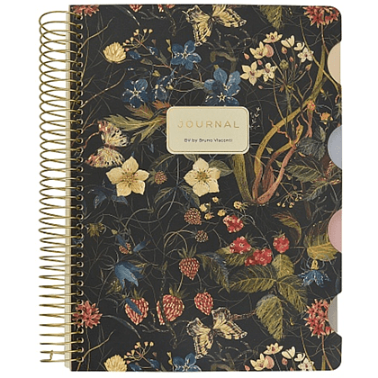 Книга записная "Flora. Лесные ягоды", В5, 120 листов, клетка, линейка, точка, черный - 2