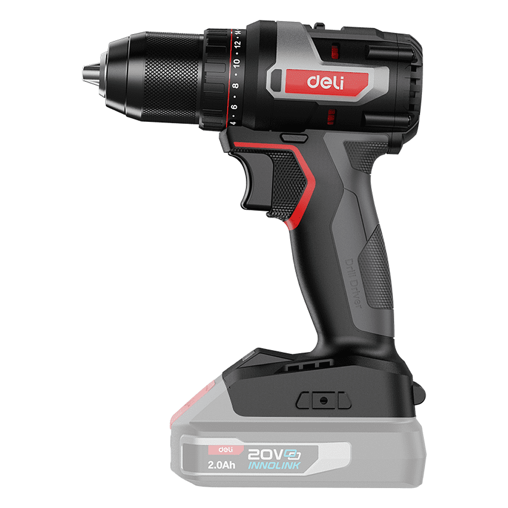 Аккумуляторная дрель-шуруповерт Deli RS EDE-DZ20-1, 20 В, 50 Нм, без АКБ и З/У, коробка - 2 Аккумуляторная дрель-шуруповерт Deli RS EDE-DZ20-1, 20 В, 50 Нм, без АКБ и З/У, коробка - 2