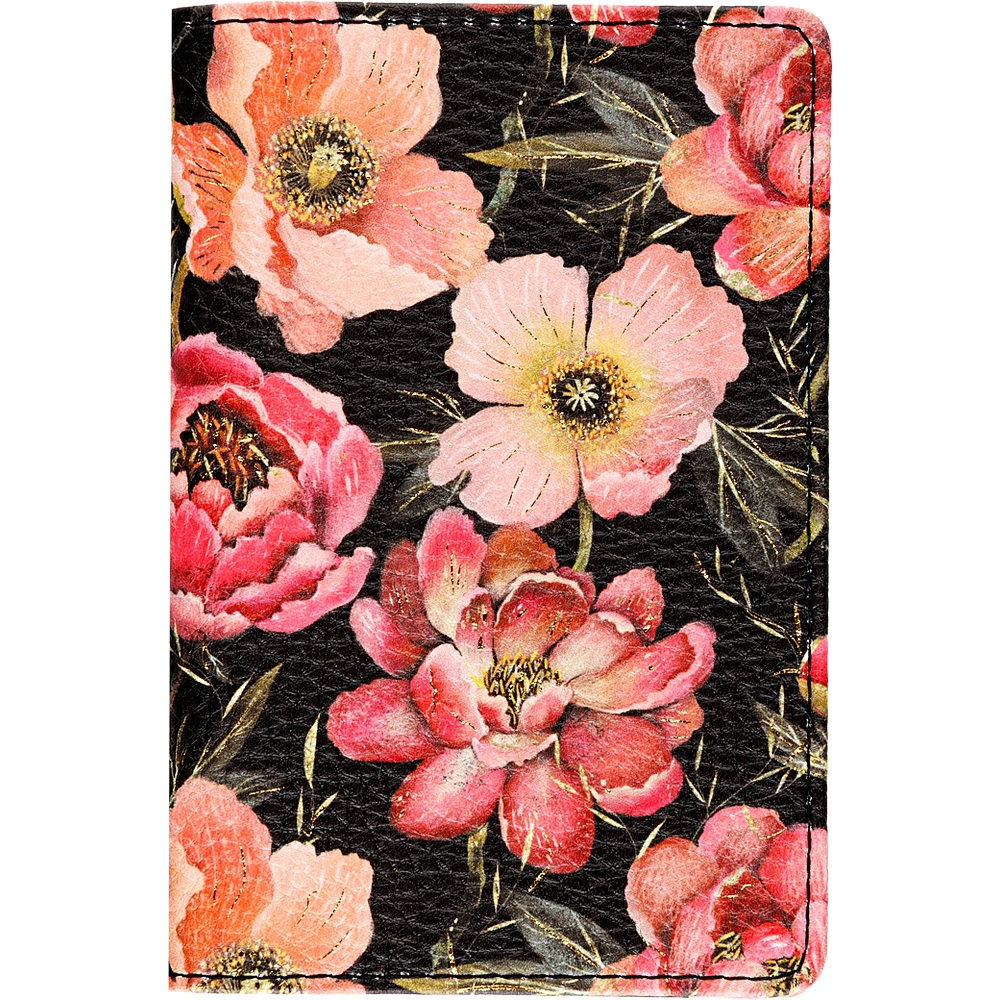Обложка для паспорта "Flora. Pink Blossom", кожзам, розовый