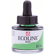 Жидкая акварель "ECOLINE", 600 зеленый, 30 мл