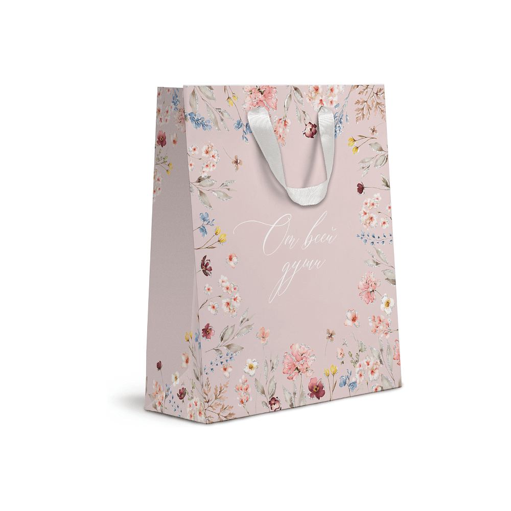 Пакет бумажный подарочный "Italy Garden LVT", 25.5х31.5х11 см, ассорти - 4