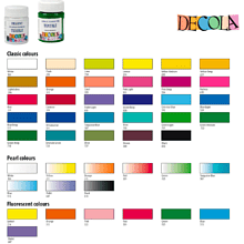 Краска акриловая по ткани перламутровая "Декола", 211 желтая, 50 мл., банка