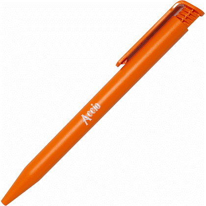 Ручка шариковая автоматическая Super Hit Matt "Accio", 1.0 мм, оранжевый, стерж. синий