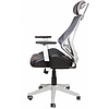 Кресло для руководителя "SPACE", ткань, сетка, экокожа, черный, серый - 3