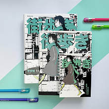 Блокнот "Manga Anime. City", A6, 40 листов, в клетку, ассорти
