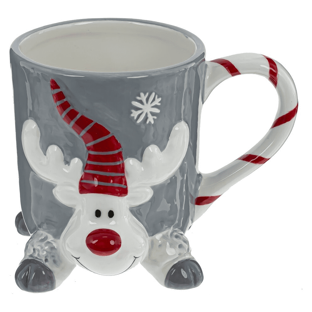 Кружка керамическая "Олень", 400 мл, ассорти - 3