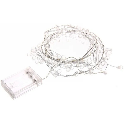 Гирлянда LED "Сверкающие хрусталики", 1,5 м, белый - 3