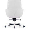 Кресло компьютерное SitZone CH-500B, кожа, алюминий, белый - 5