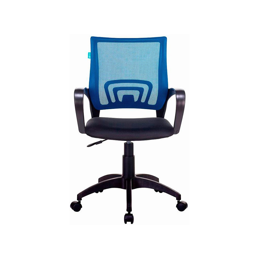 Кресло для персонала Бюрократ "CH-695NLT", ткань, пластик, синий, черный - 2