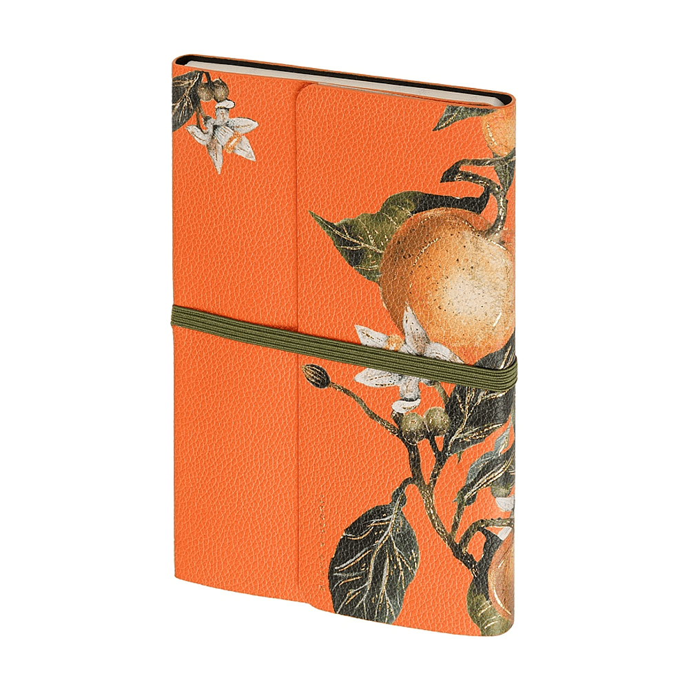 Ежедневник недатированный "Fauna. Paradise. Oranges", А5, 192 страниц, линейка, оранжевый