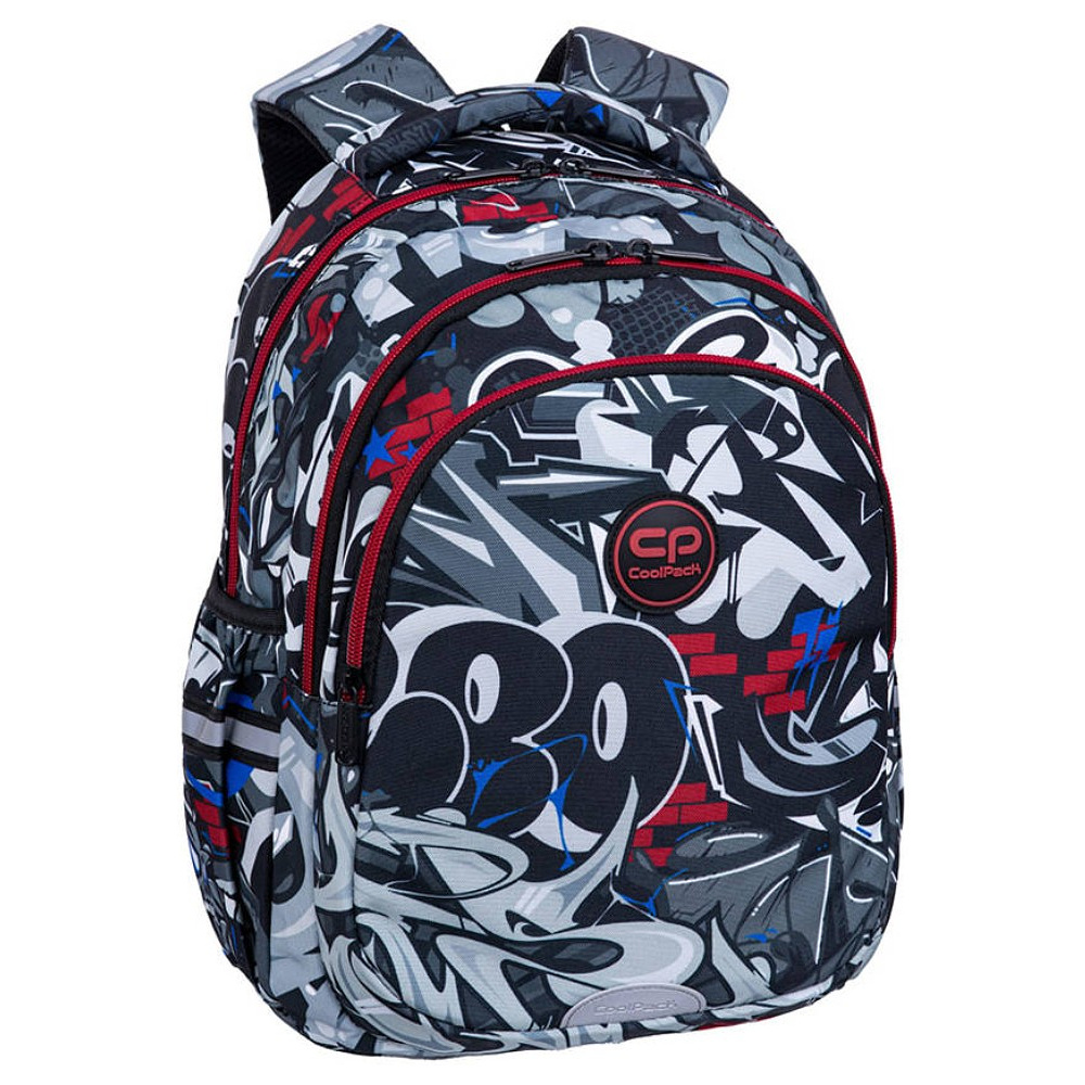 Рюкзак школьный CoolPack "Street art", S, разноцветный