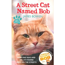 Книга на английском языке "A Street Cat Named Bob", James Bowen