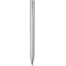 Ручка шариковая автоматическая "Wass", 0.7 мм, серебристый, стерж. синий