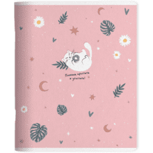 Тетрадь "Mur-Mur", A5 48 листов, клетка, розовый