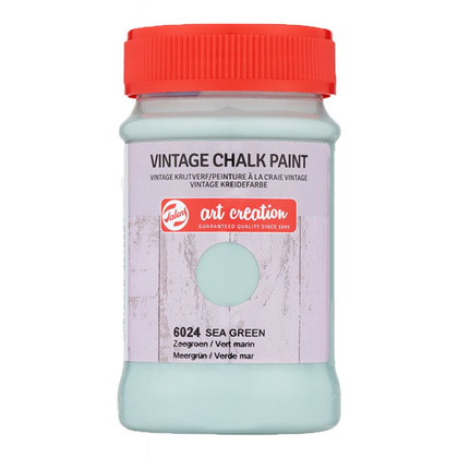 Краска декоративная "VINTAGE CHALK PAINT", 100 мл, 6024 морской зеленый