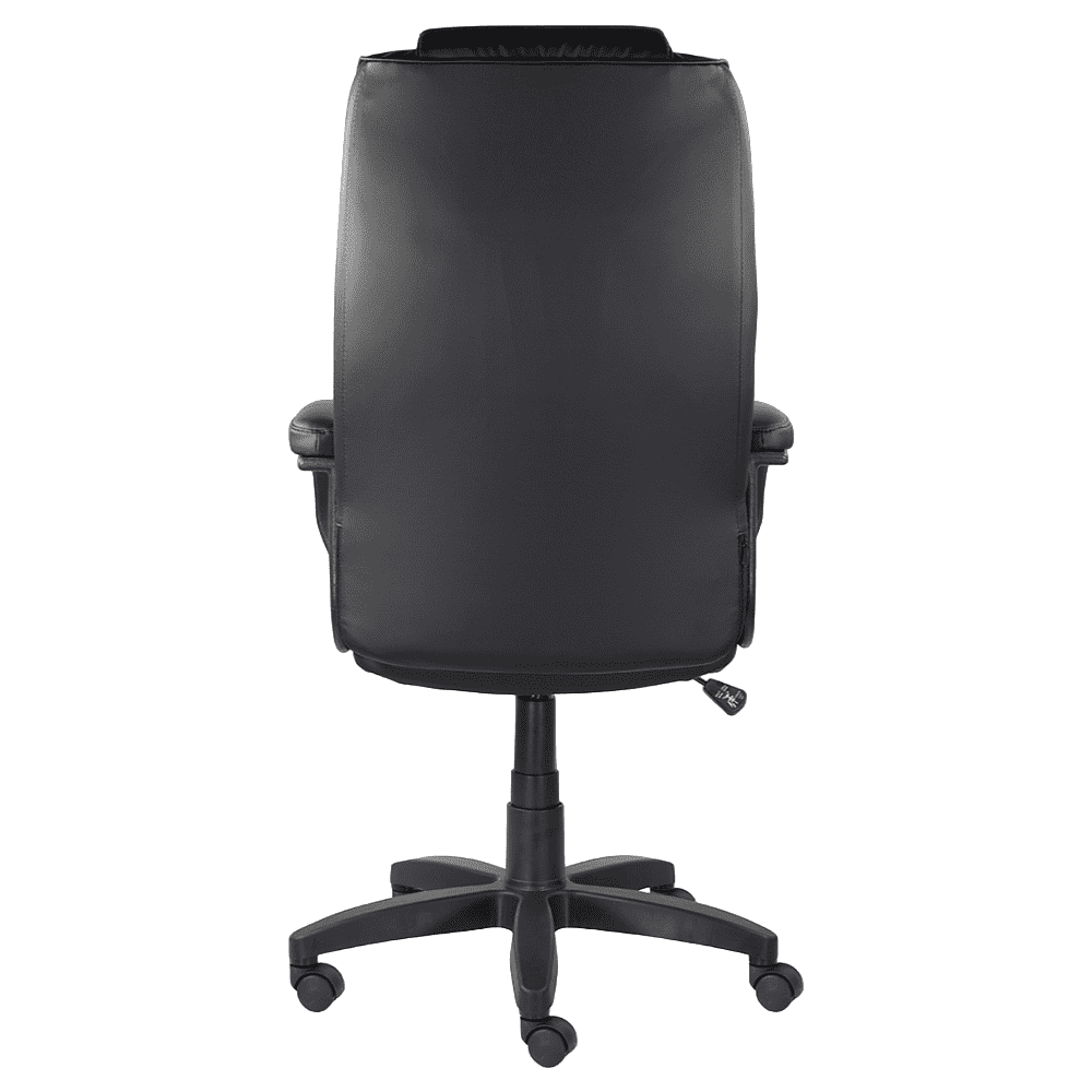 Кресло для руководителя "UTFC Премьер В", пластик, экокожа S-0401, черный  - 4