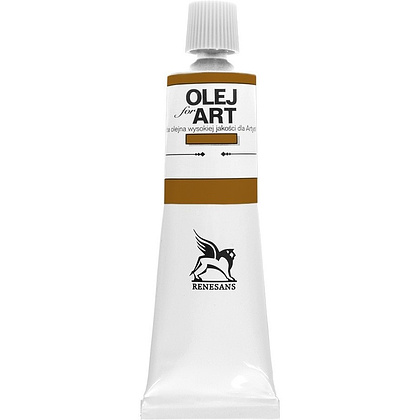 Краски масляные Renesans "Oils for art", 84 краповый коричневый, 60 мл, туба