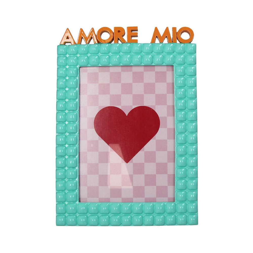 Фоторамка "Amore Mio", 13x18 см, бирюзовый